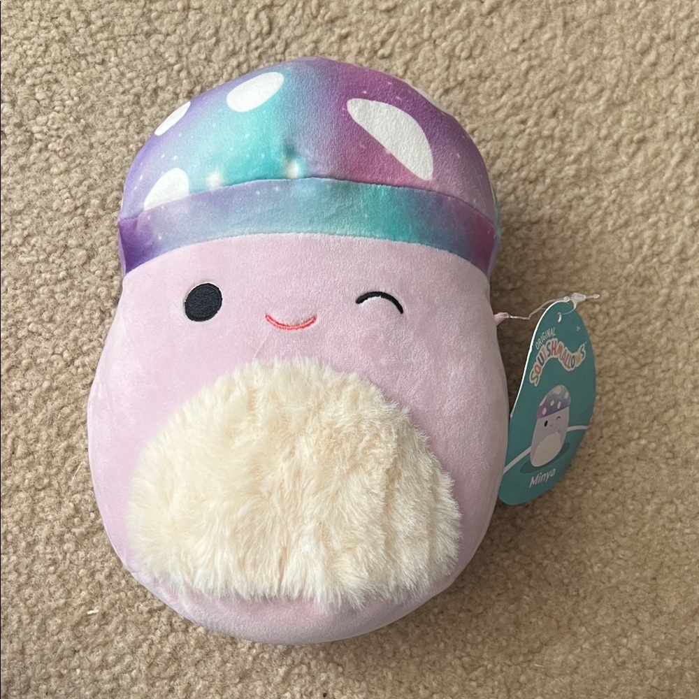 Squishmallow Minya Mushroom